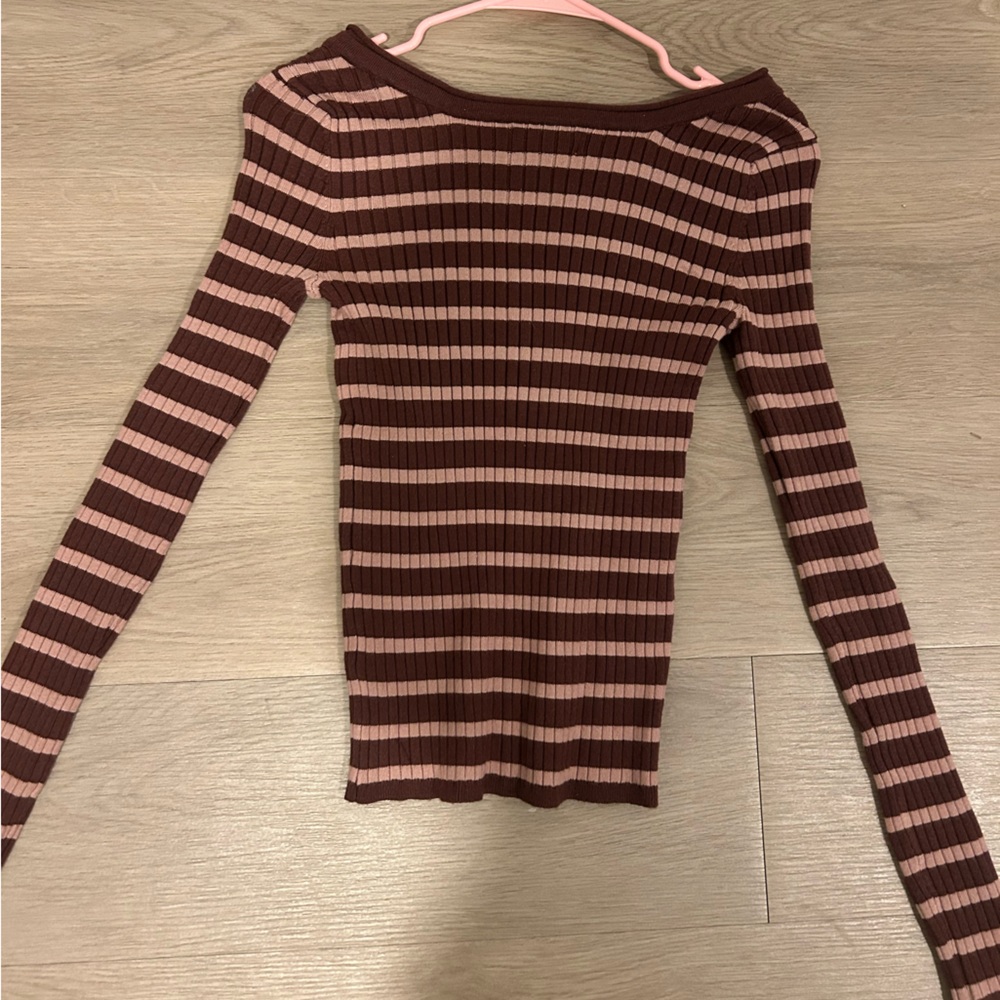 Bohme Striped Ribbed Top - Picture 2 of 2